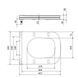 Сидіння для унітазу Qtap (Gemini 490) 428x344x37,5 мм, White, з мікроліфтом, Slim Duroplast, Quick Release QTSC179W49385