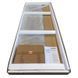 Двері у нішу розпашні KOER SR SD04-120x200-TR-07 прозоре скло EASY CLEAN 10мм графіт (KR5388)