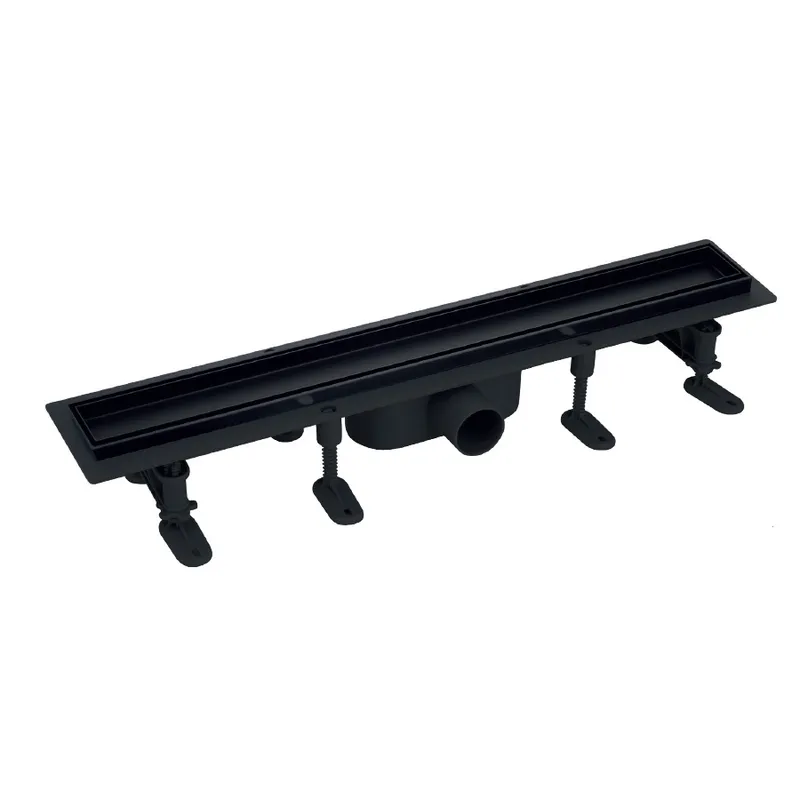 фотографія Душовий трап MIXXUS DRAIN-06-70 BLACK із пласт. основою та накладкою з нерж. сталі 70x700мм (MI6530)