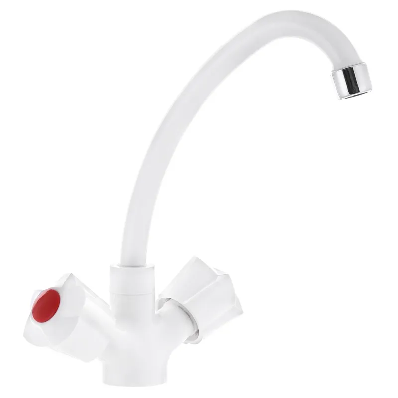 фото Змішувач для кухні Plamix Ama-271 White (без підведення) (PM0696)
