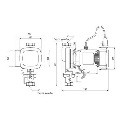 фото Насос для повышения давления Thermo Alliance SCPMN-600N 0,6 кВт