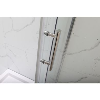фото Душова кабіна з низьким піддоном MIXXUS HARD SCT01-100x90x198-TR CHROME прозоре скло 5мм NEW (MI8368)