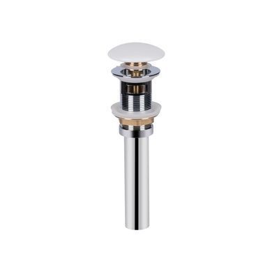 фото Комплект Qtap Nando LT: Раковина подвесная прямоугольная 500х420х120 мм White + Донный клапан PU02O