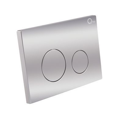 фотографія Набір інсталяція 4 в 1 Qtap Nest ST з круглою панеллю змиву QT0133M425M11112CRM