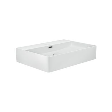 фото Раковина Qtap Nando LT 600х440х130 White с донным клапаном QT12112173W