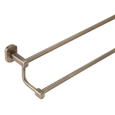 фотографія Тримач для рушника Qtap Liberty подвійний 605 мм QTLIBANT1148 Antic Bronze