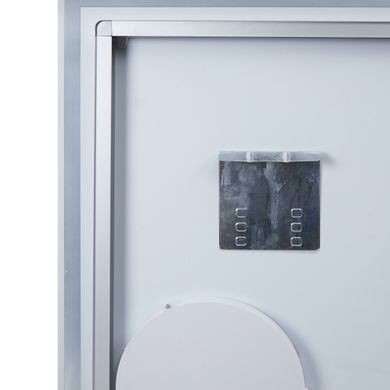 фотографія Дзеркало Qtap Stork 1400х700 з LED-підсвічуванням Touch, лінза, цифровий годинник, димер, рег. яскравості QT1578142270140W
