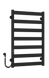 Рушникосушарка електрична Harmony П7 500х800 Deffi фарбована сталь (Чорний, JD04, Ліве підключення)