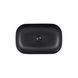 Раковина-чаша Qtap Robin 610х400х145 Matt black с донным клапаном QT132143PMBMB