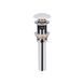 Комплект Qtap Nando LT: Раковина подвесная прямоугольная 500х420х120 мм White + Донный клапан PU02O