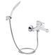 Змішувач для ванни Qtap Grand (з душовим гарнітуром) QTGRAWCR006 Chrome/White