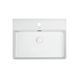 Раковина Qtap Nando LT 600х440х130 White с донным клапаном QT12112173W