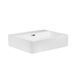 Комплект Qtap Nando LT: Раковина подвесная прямоугольная 500х420х120 мм White + Донный клапан PU02O