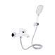 фото Смеситель для ванны Qtap Grand (c душевым гарнитуром) QTGRAWCR006 Chrome/White