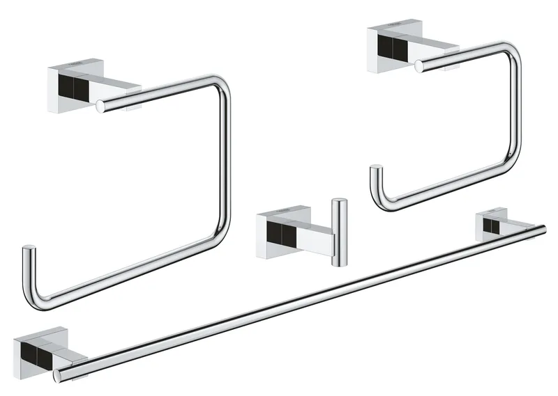 фото Набір аксесуарів 4 в 1 Grohe Essentials Cube New (40778001)