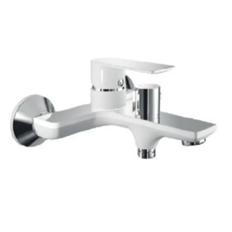фотографія Змішувач для ванни HAIBA ALEX 009 EURO WHITE-CHROME (HB9568)