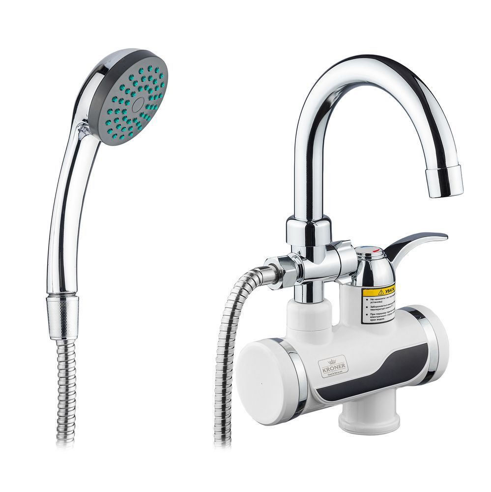 фото Проточный водонагреватель Kroner KRM Volt - CW191MDS с дисплеем