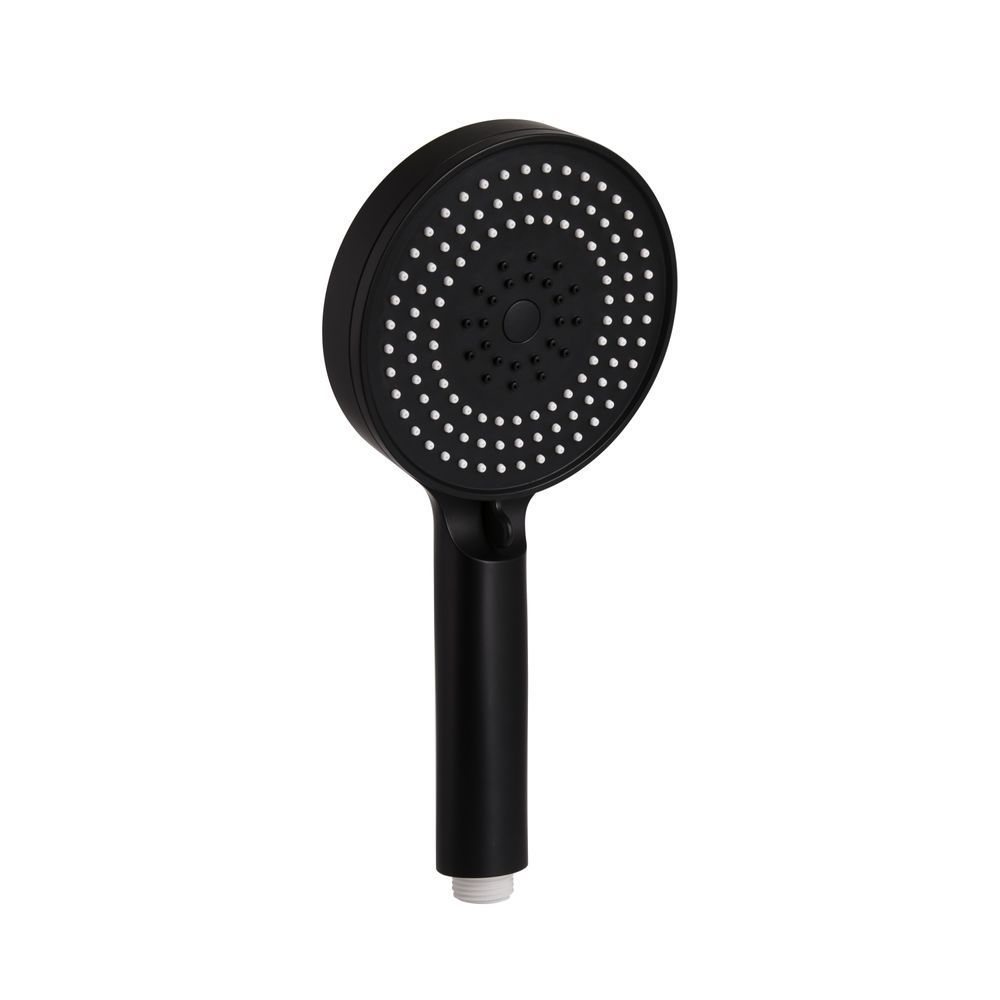 фотографія Лейка для ручного душа Qtap Rucni D 130 мм округлая QTRUC125BLM45951 Black Matt