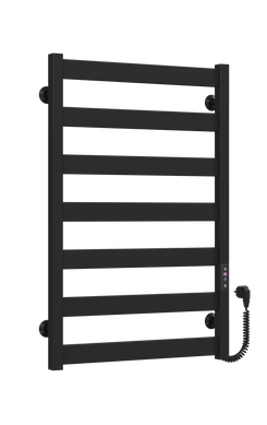 фото Рушникосушарка електрична Harmony П7 500х800 Deffi фарбована сталь (Чорний, JD04, Праве підключення)