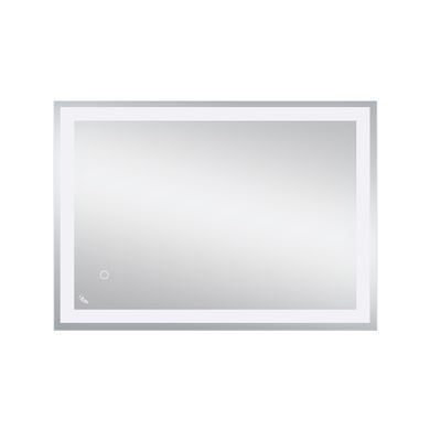 фотографія Дзеркало Qtap Stork 700х500 з LED-підсвічуванням Touch, димер, рег. яскравості Reverse QT15781403W