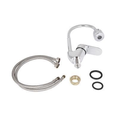 фотографія Смеситель для кухни Lidz Tani 008F4 с гибким изливом (k40) LDTAN008F4CRM44972 Chrome