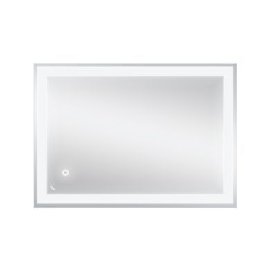 фотографія Дзеркало Qtap Stork 700х500 з LED-підсвічуванням Touch, димер, рег. яскравості Reverse QT15781403W