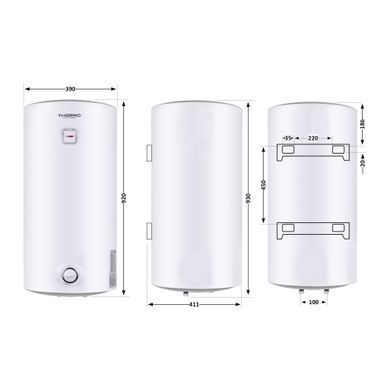 фото Водонагреватель электрический Thermo Alliance 80 л SLIM вертикальный, мокрый ТЭН 1,5 кВт D80V15Q2