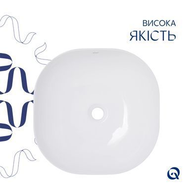 фото Раковина-чаша Qtap Kolibri 400х400х140 мм White QT10116303W