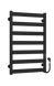 Рушникосушарка електрична Harmony П7 500х800 Deffi фарбована сталь (Чорний, JD04, Праве підключення)