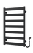 Рушникосушарка електрична Harmony П7 500х800 Deffi фарбована сталь (Чорний, JD04, Праве підключення)