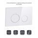 Панель смыва для унитаза Qtap Nest QT0111V1164GW