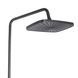 Душова система універсальна Qtap Gemini на три споживача (з виливом) QTGEM111GMB45688 Gunmetal Black PVD
