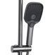 Душова система універсальна Qtap Gemini на три споживача (з виливом) QTGEM111GMB45688 Gunmetal Black PVD
