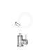 Змішувач для кухні Lidz Aria 015F3 з гнучким виливом (k35) LDARI015F3WHI43362 White / Nickel