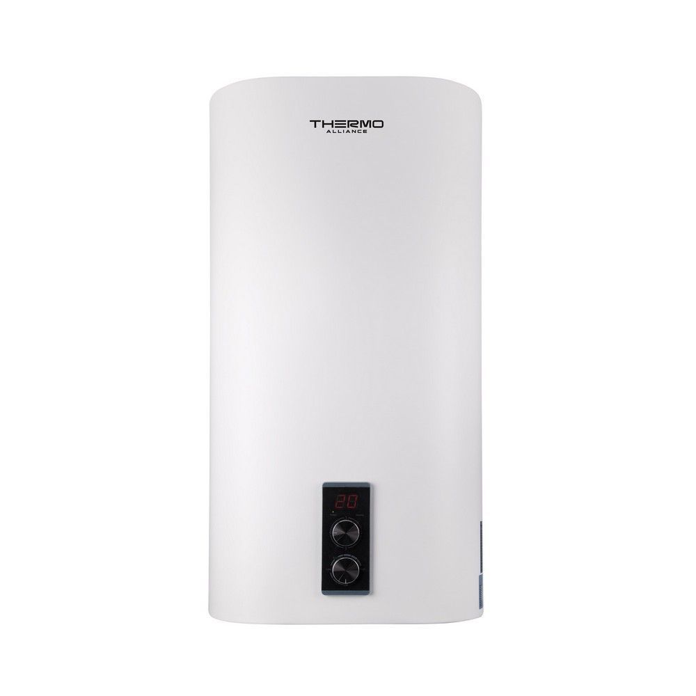 фото Водонагреватель электрический Thermo Alliance 80 л плоский вертикальный, мокрый ТЭН 2 кВт (0,8+1,2) DT80V20G(PD)/2