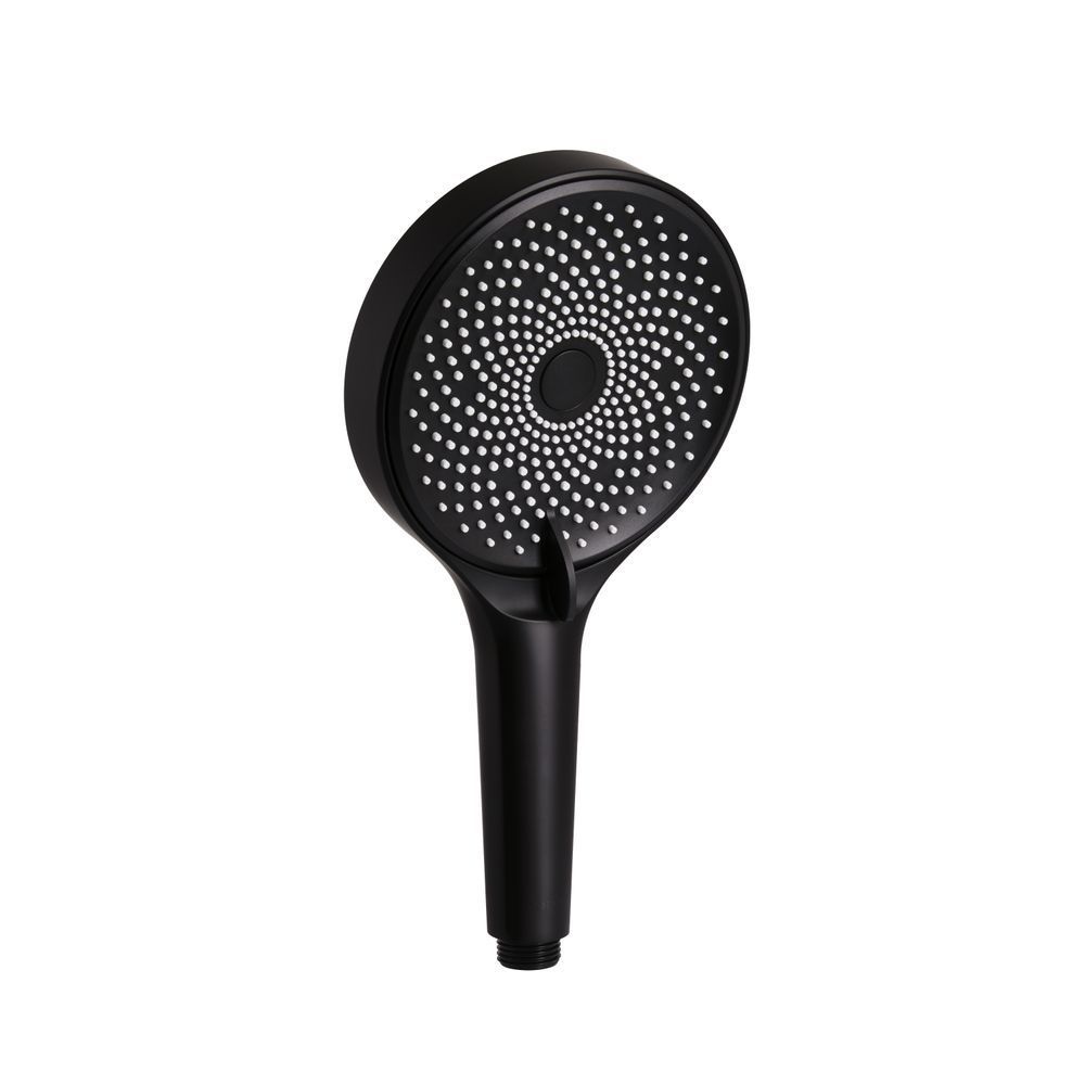 фотографія Лейка для ручного душа Qtap Rucni D 130 мм округлая QTRUC125BLM45953 Black Matt