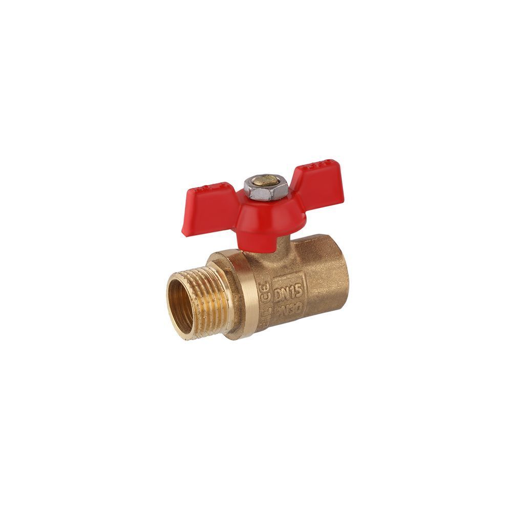 фото Кран шаровой STA 1/2" ВН PN30 бабочка, латунный