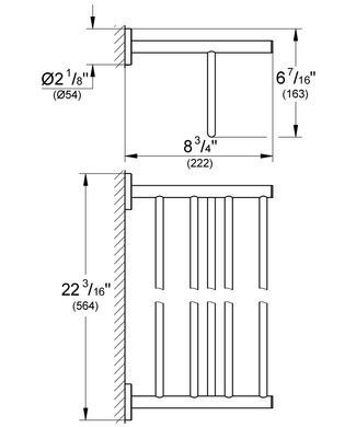 фото Полиця для рушників у ванну Grohe Bau Cosmopolitan Neutral (40462001)
