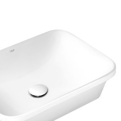 фото Раковина Qtap Scorpio 500х380х145 White с донным клапаном QT1411K490W