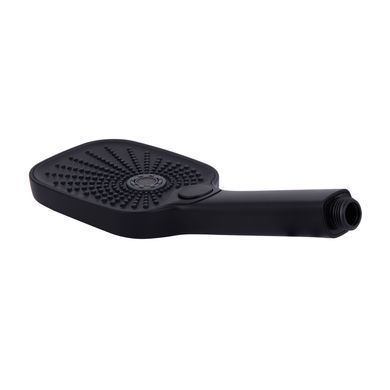 фотографія Змішувач для ванни Qtap Gemini (з душовим гарнітуром) QTGEM259BLM45682 Black Matt