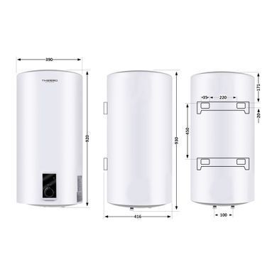 фотографія Водонагрівач електричний Thermo Alliance 80 л SLIM вертикальний, сухий ТЕН 2,0 кВт D80V20J(D)2-K