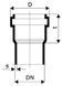 Тройник канализационный Dn 500/160 87&deg; Ostendorf KG
