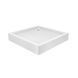 Набор Lidz душевая кабина Wawel SC80x80.SAT.LOW.GR, стекло тонированное 4 мм + поддон Mazur
