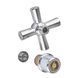 Ручка із кранбуксою Zerix HANDLE ONE-A722 (ZX3267)