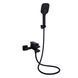Змішувач для ванни Qtap Gemini (з душовим гарнітуром) QTGEM259BLM45682 Black Matt