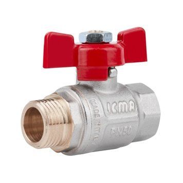 фотографія Кран кульовий Icma 1/2" прямий №351