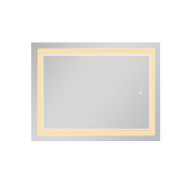 фото Зеркало Qtap Cardinal 1000х800 с LED-подсветкой Touch, с антизапотеванием, с диммером, рег. темп. цвета (3000-6500K) QT0478C10080