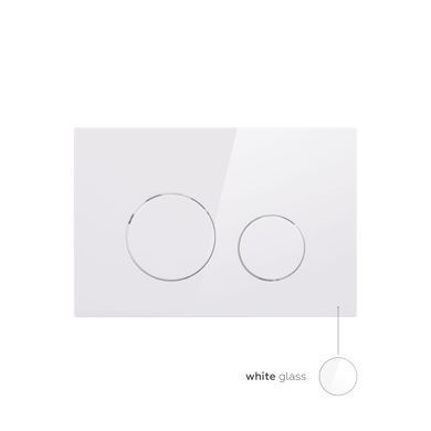 фото Панель смыва для унитаза Qtap Nest QT0111M11110W