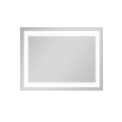 фото Зеркало Qtap Cardinal 1000х800 с LED-подсветкой Touch, с антизапотеванием, с диммером, рег. темп. цвета (3000-6500K) QT0478C10080