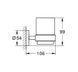 Стакан скляний з тримачем Grohe Essentials (1022562430)